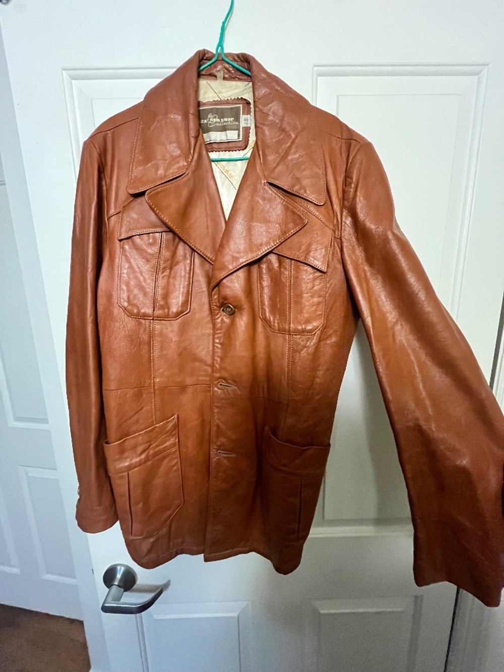 Vintage Sears Men’s leather jacket